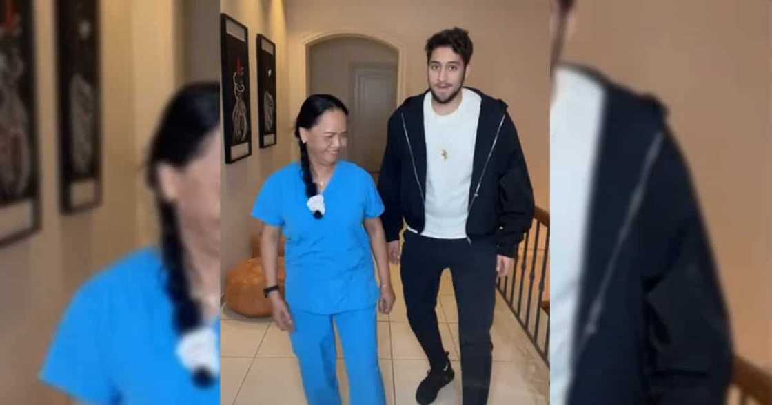 Video ng Jordan national kasama ang kanyang Pinay nanny, kinagiliwan ng netizens Video ng Jordan national kasama ang kanyang Pinay nanny, kinagiliwan ng netizens