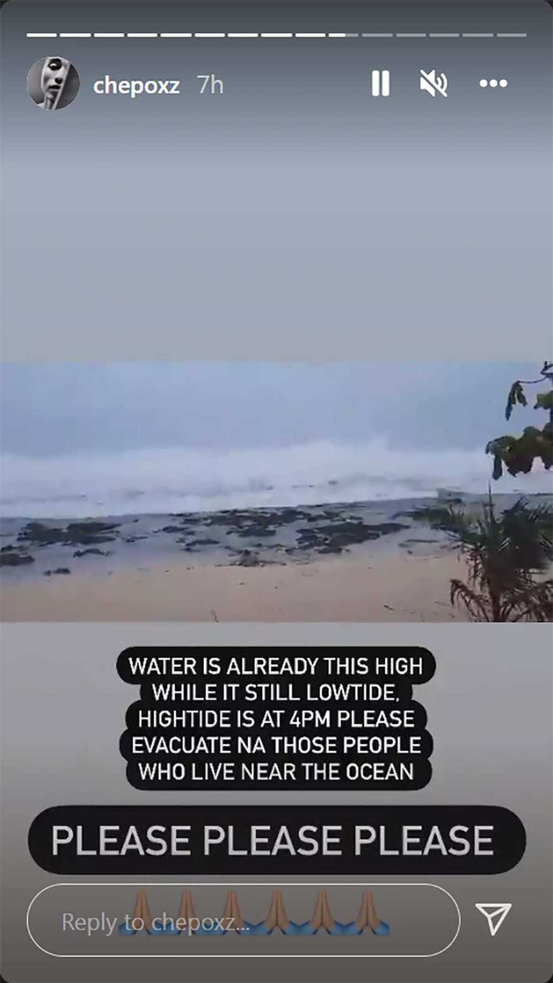 Fiancé ni Andi Eigenmann na si Philmar Alipayo, pinost video ng rumaragasang alon sa Siargao dulot ng bagyo Fiancé ni Andi Eigenmann na si Philmar Alipayo, pinost video ng rumaragasang alon sa Siargao dulot ng bagyo