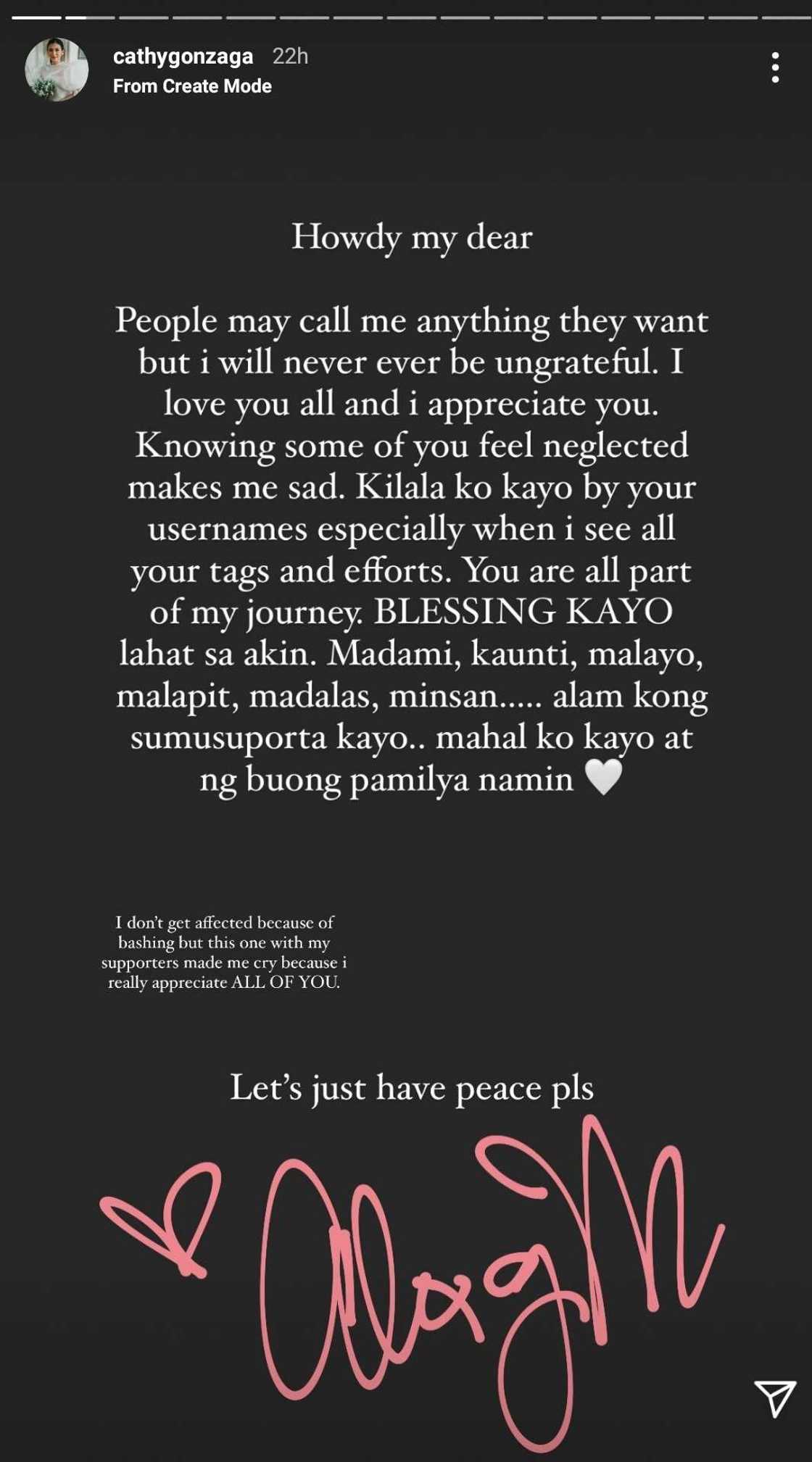 Alex Gonzaga gets emotional due to fans who accused her of neglecting them Alex Gonzaga gets emotional due to fans who accused her of neglecting them