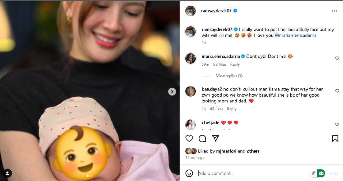 Ellen Adarna, sinagot si Derek Ramsay na nais raw ipakita ang mukha ng kanilang anak: "Dont dyd!"