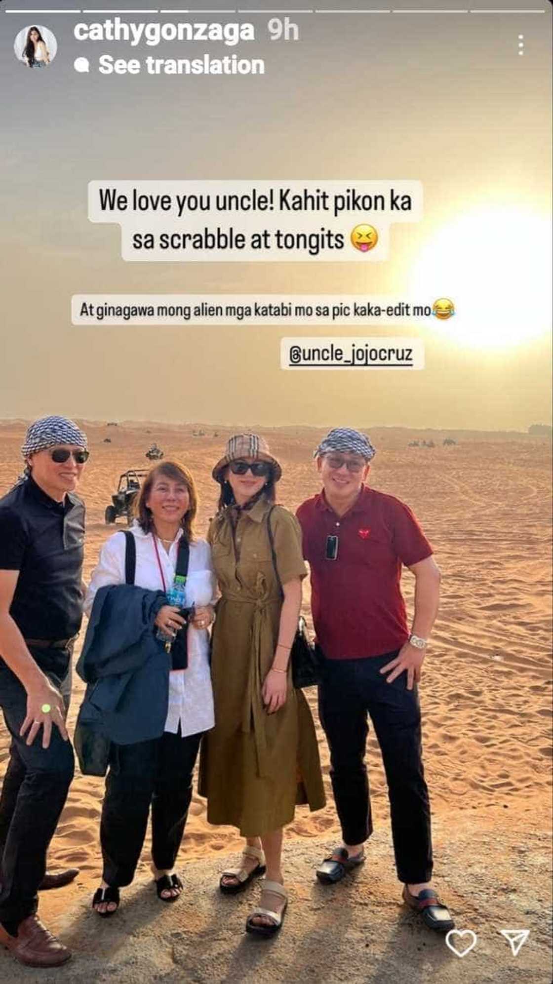 Alex Gonzaga, may kwelang birthday greetings sa kanyang Uncle Jojo Alex Gonzaga, may kwelang birthday greetings sa kanyang Uncle Jojo