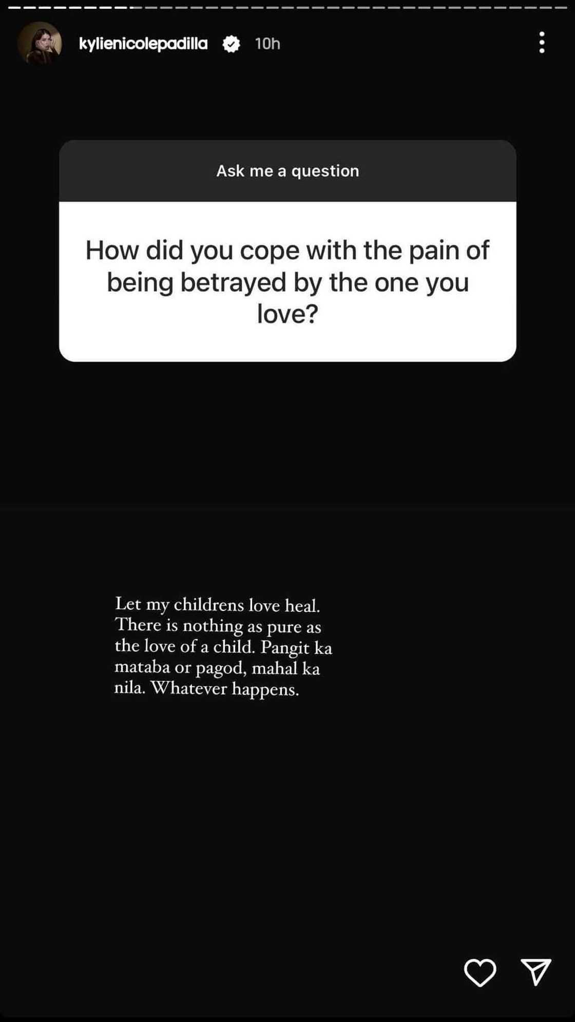 Kylie Padilla, sinagot ang tanong ng netizen tungkol kay Aljur Abrenica: "Good" Kylie Padilla, sinagot ang tanong ng netizen tungkol kay Aljur Abrenica: "Good"