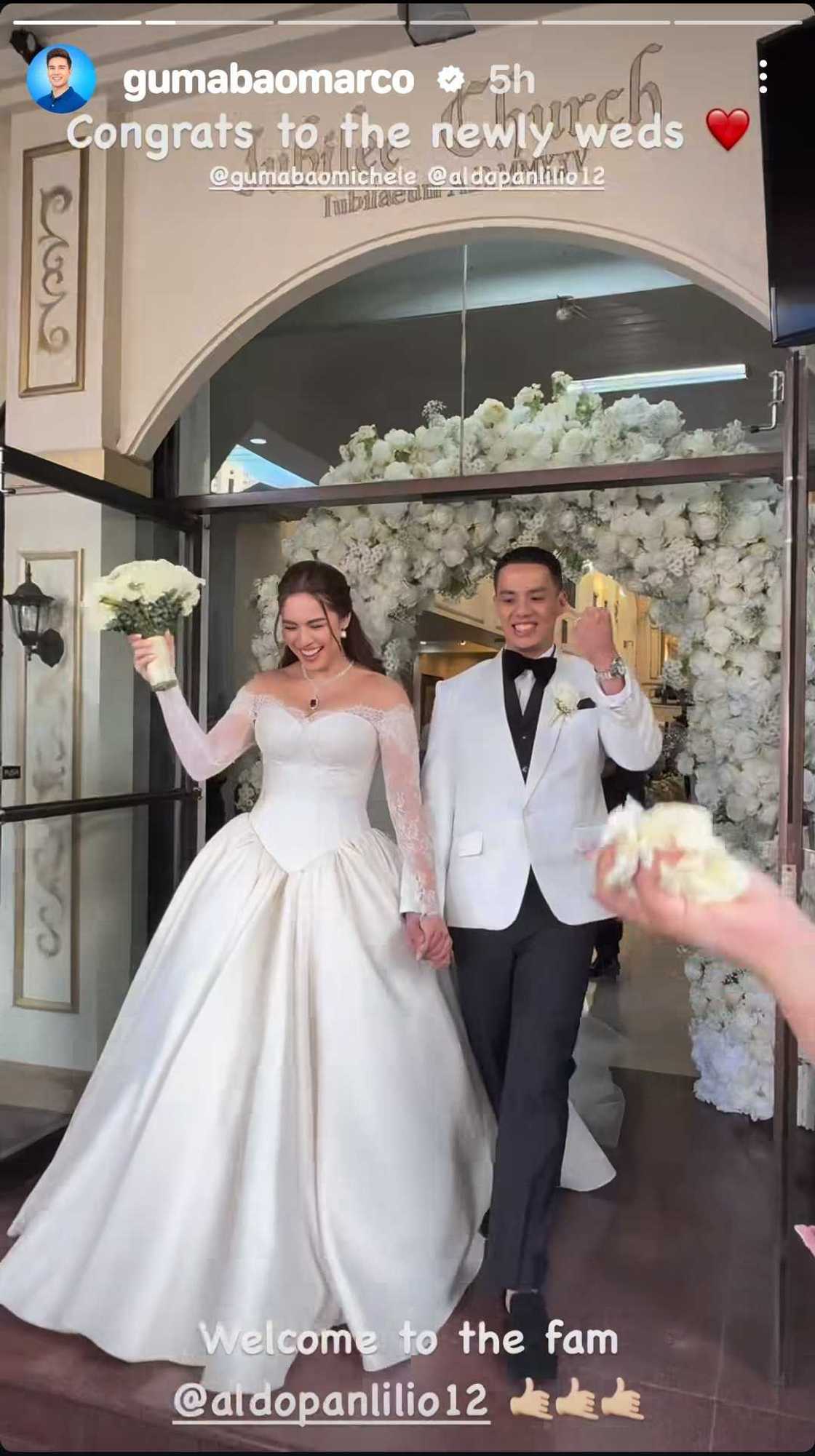 Marco Gumabao, may mensahe sa groom ni Michele Gumabao Marco Gumabao, may mensahe sa groom ni Michele Gumabao