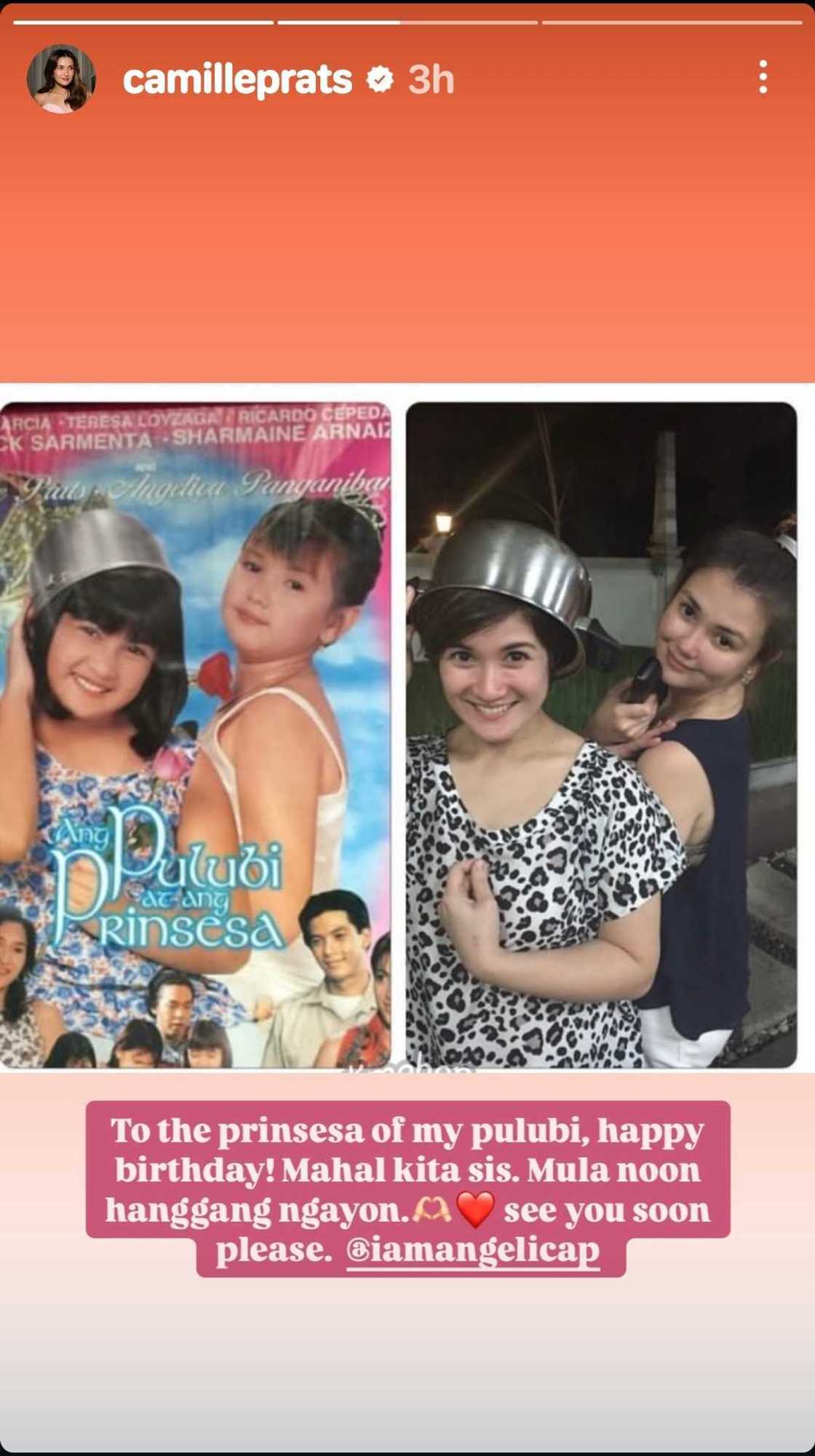 Camille Prats, nakakaantig ang birthday message para kay Angelica Panganiban