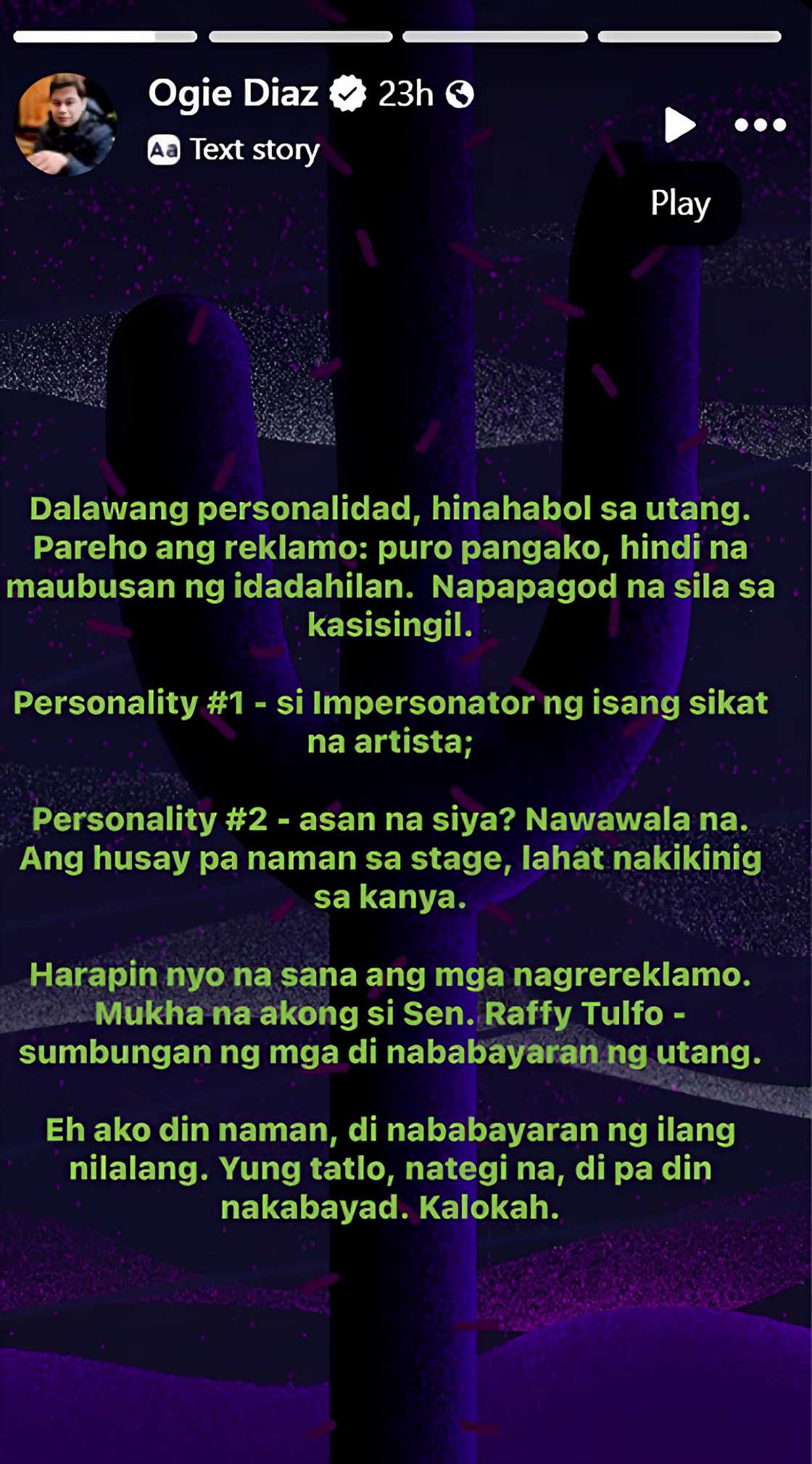 Ogie Diaz, ginagawa na umano siyang sumbungan ng mga naniningil ng may utang sa showbiz Ogie Diaz, ginagawa na umano siyang sumbungan ng mga naniningil ng may utang sa showbiz