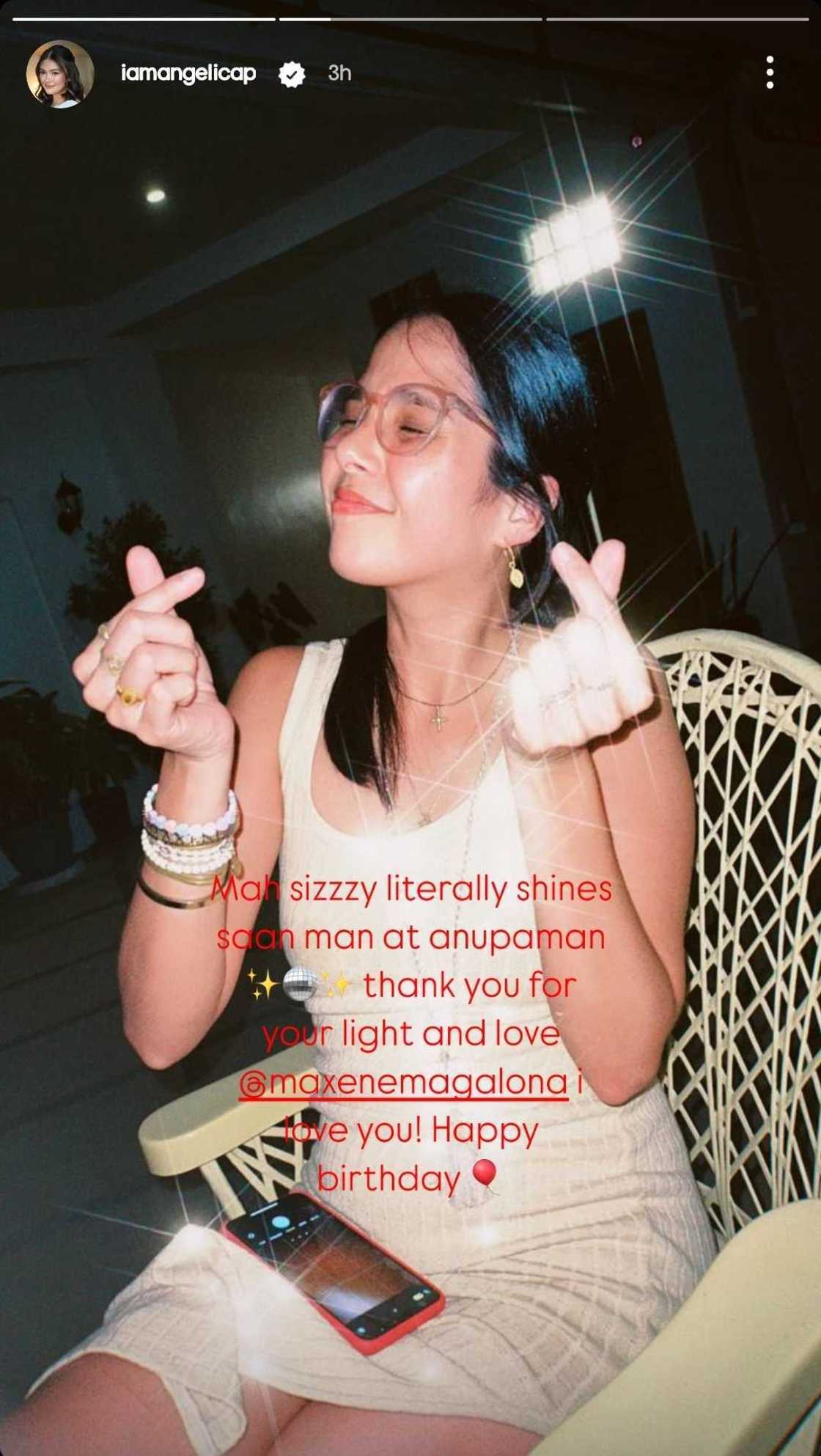 Angelica Panganiban, pinasalamatan si Maxene Magalona sa kaarawan nito Angelica Panganiban, pinasalamatan si Maxene Magalona sa kaarawan nito