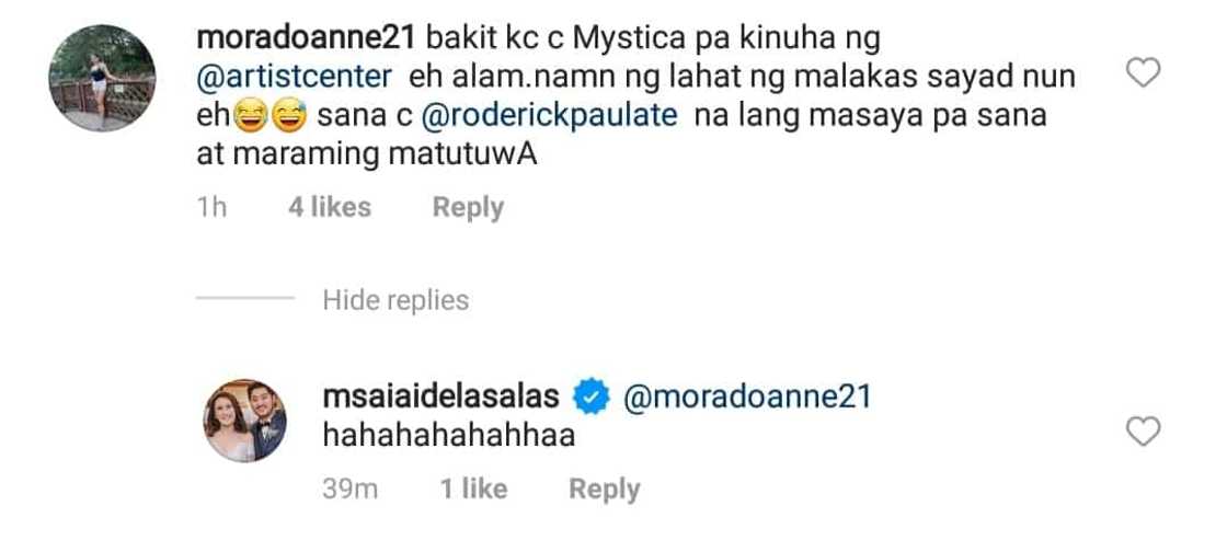 Ai-Ai delas Alas defends ‘Owe My Love’ crew amid Mystica controversy Ai-Ai delas Alas defends ‘Owe My Love’ crew amid Mystica controversy