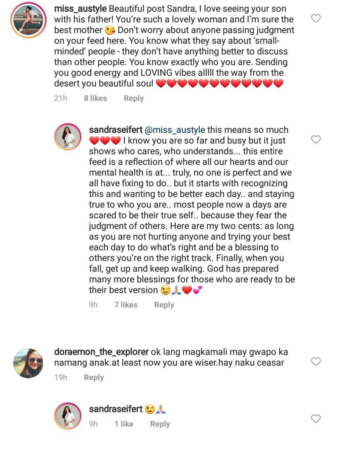 Sandra Seifert posts emotional comment after son’s pic with Cesar Montano went viral Sandra Seifert posts emotional comment after son’s pic with Cesar Montano went viral
