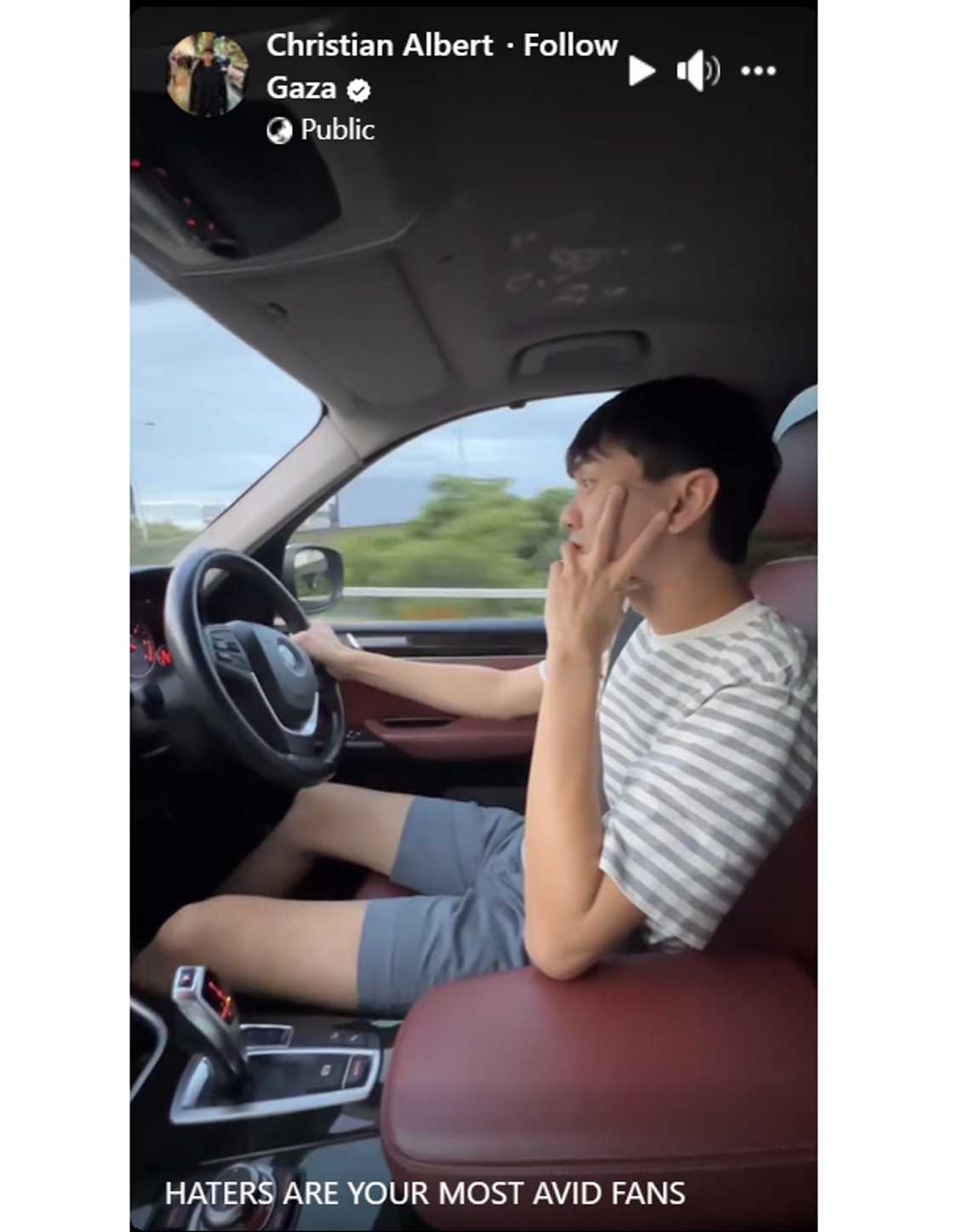 Xian Gaza, nag-post ng video niya na may BINI song na background music