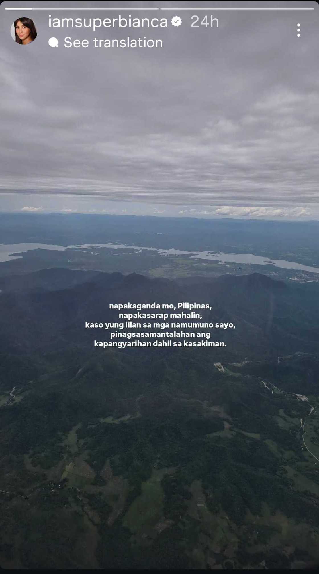 Bianca Gonzalez pens emotional message to the Philippines: “Pilit nilang nilalapit sa impyerno”