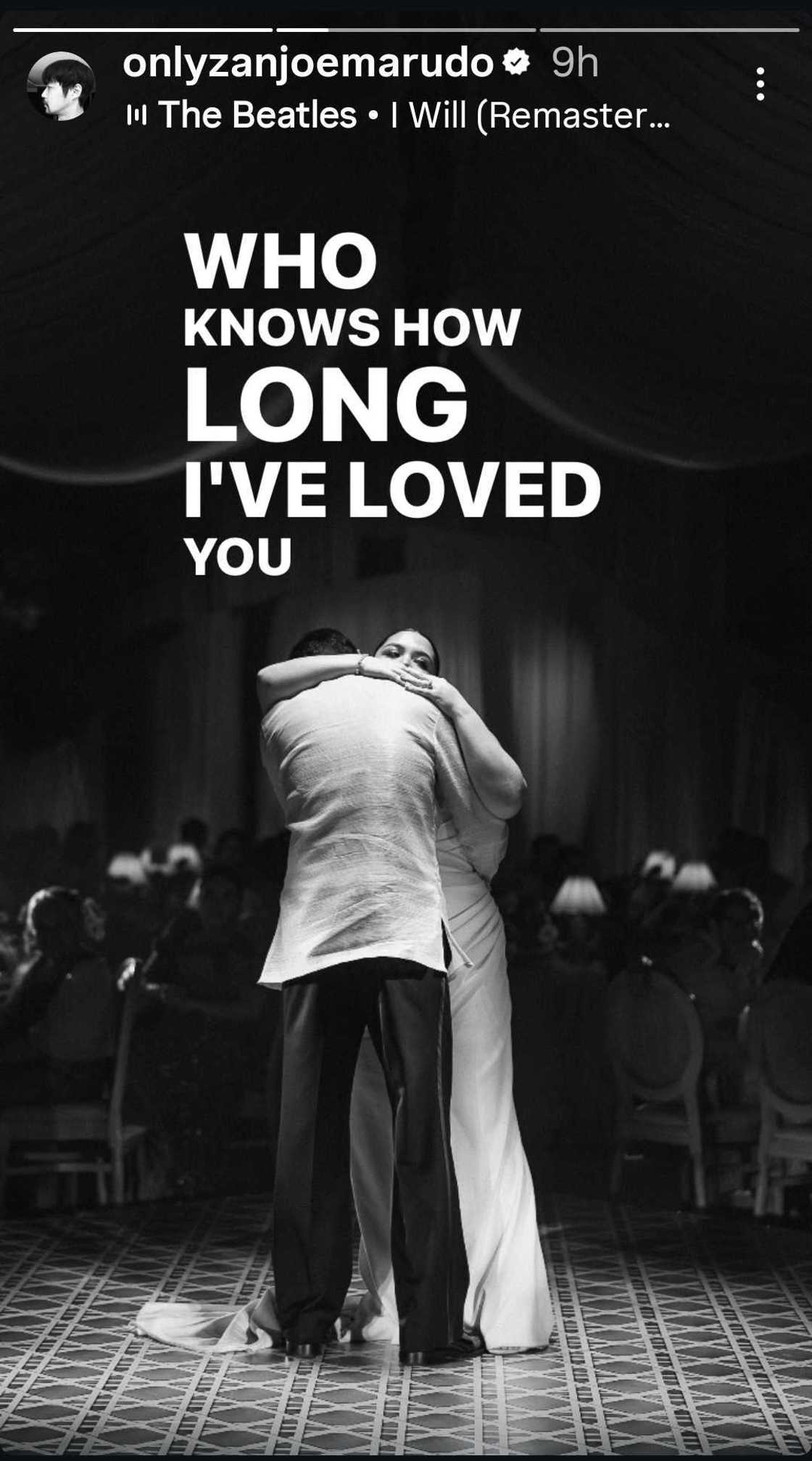 Zanjoe Marudo, may pasilip sa church wedding nila ni Ria Atayde noong Disyembre Zanjoe Marudo, may pasilip sa church wedding nila ni Ria Atayde noong Disyembre