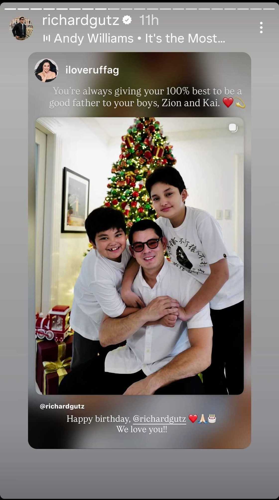 Ruffa Gutierrez celebrates Richard Gutierrez as a devoted father on his special day