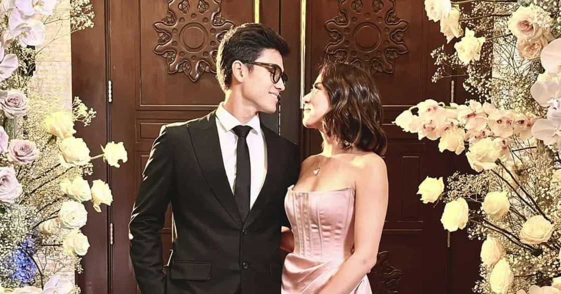 Cristine Reyes at Marco Gumabao, bagong pics nila na kuha sa isang wedding, kinakiligan Cristine Reyes at Marco Gumabao, bagong pics nila na kuha sa isang wedding, kinakiligan