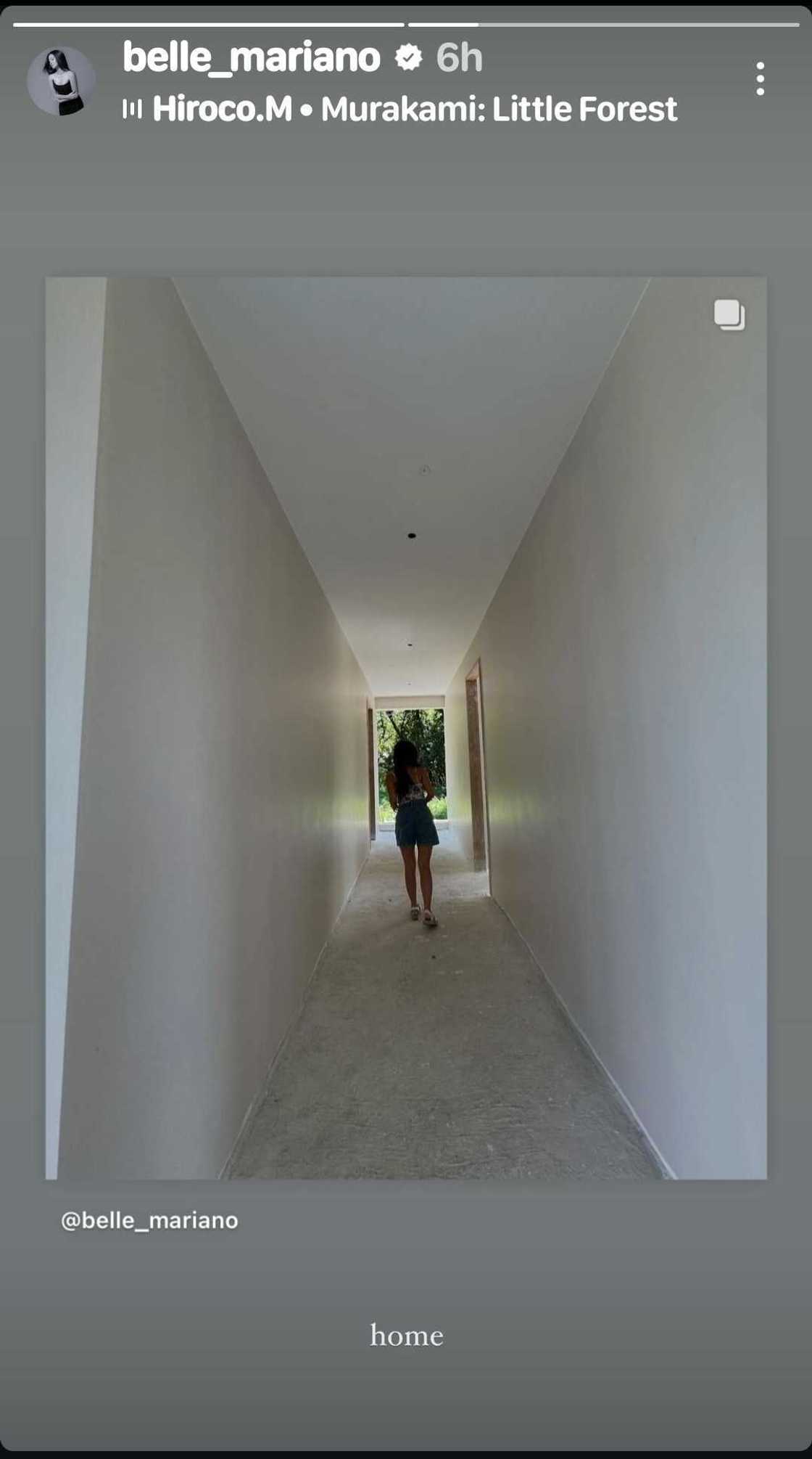 Belle Mariano, ipinasilip ang ipinapagawa niyang bahay Belle Mariano, ipinasilip ang ipinapagawa niyang bahay