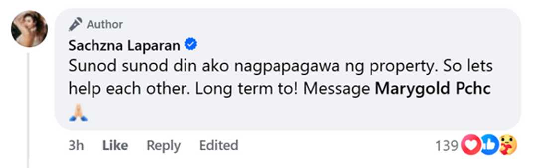 Sachzna Laparan seeks trustworthy contractor after alleged construction issues Sachzna Laparan seeks trustworthy contractor after alleged construction issues