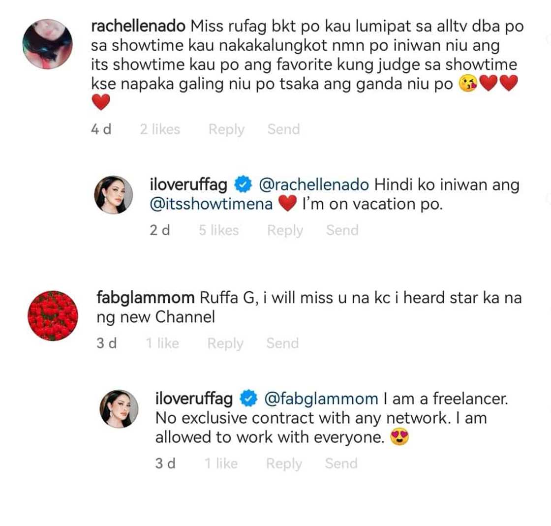 Ruffa Gutierrez reacts to rumor she left ‘It’s Showtime’ for ALLTV: “Hindi ko iniwan”