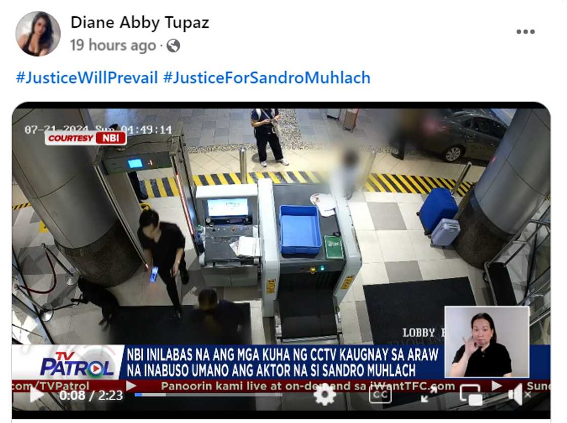 Misis ni Niño Muhlach, nag-react sa mga ulat ukol sa CCTV footage kung saan makikita si Sandro Misis ni Niño Muhlach, nag-react sa mga ulat ukol sa CCTV footage kung saan makikita si Sandro