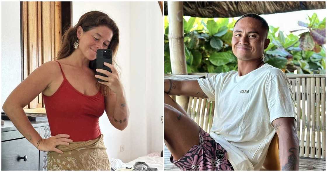 Andi Eigenmann, naaliw nang mapanood si Philmar sa Netflix: "Sino ang makeup artist mo dito?" Andi Eigenmann, naaliw nang mapanood si Philmar sa Netflix: "Sino ang makeup artist mo dito?"