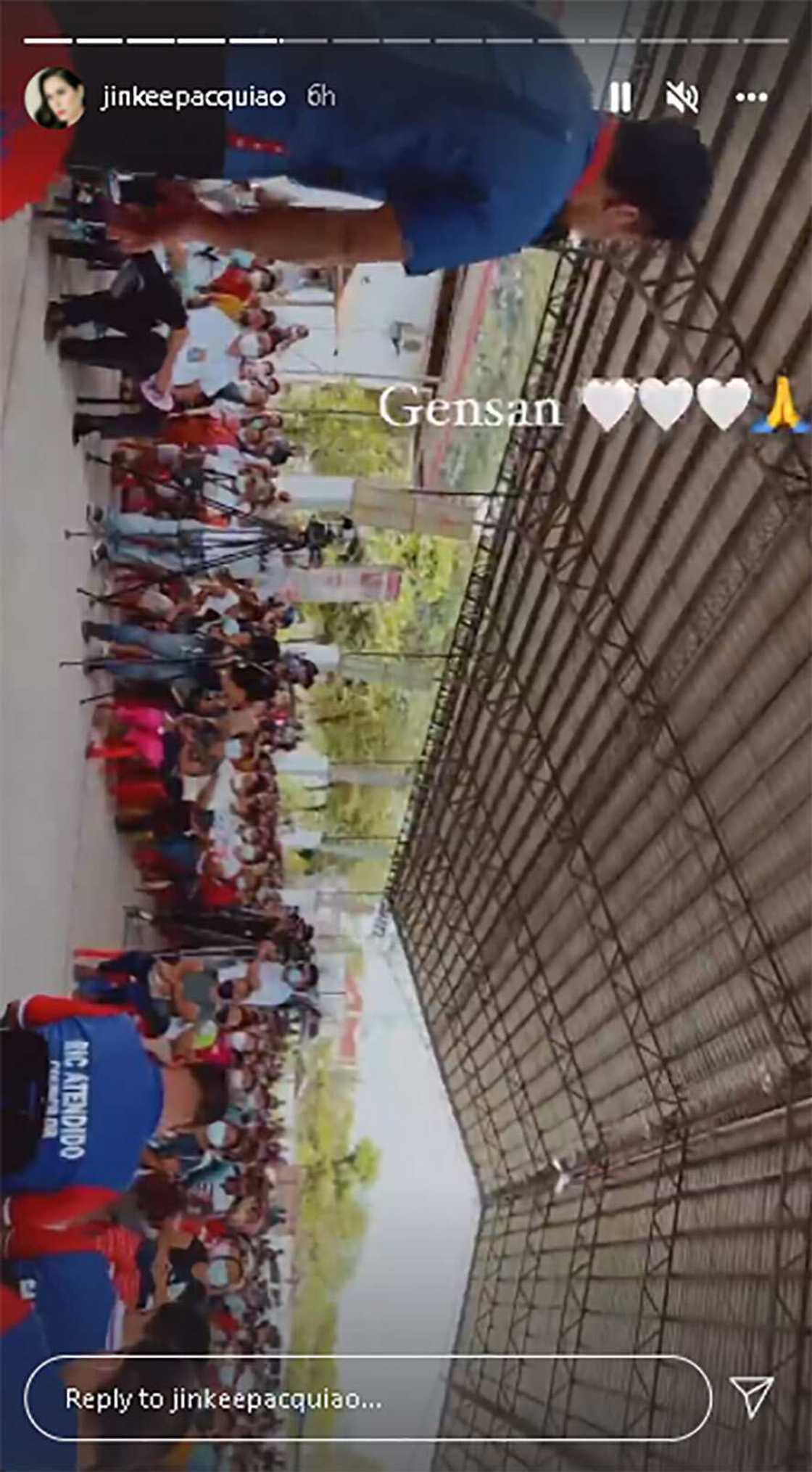 Sen. Manny Pacquiao, labis na ikinatuwa ang sobrang dami ng supporters niya sa isang pagtitipon sa GenSan Sen. Manny Pacquiao, labis na ikinatuwa ang sobrang dami ng supporters niya sa isang pagtitipon sa GenSan