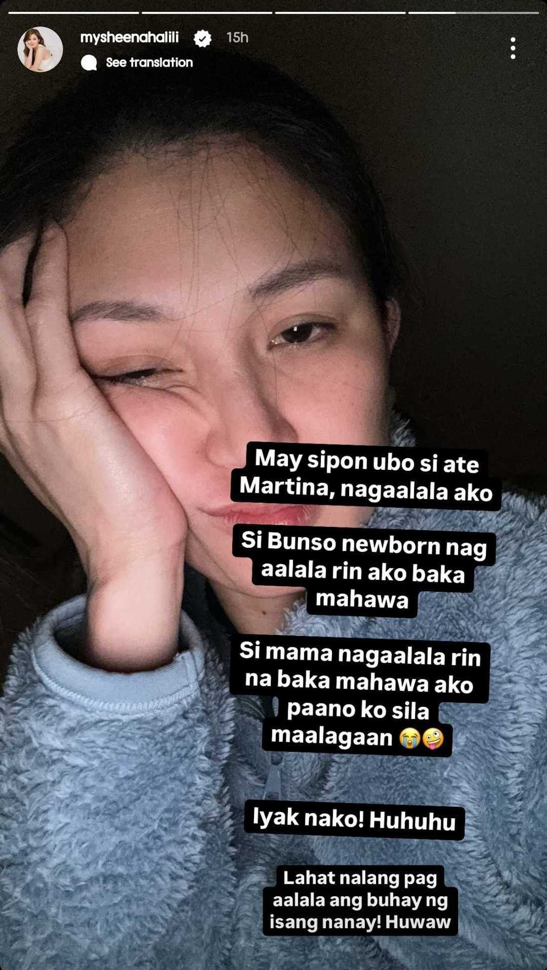 Sheena Halili, nagpakatotoo sa buhay ng isang nanay: "Iyak na ko" Sheena Halili, nagpakatotoo sa buhay ng isang nanay: "Iyak na ko"