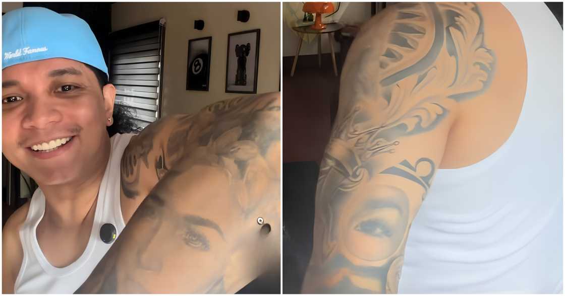 Jon Gutierrez, nais gawing santo o Nora Aunor ang tattoo sa kanyang braso