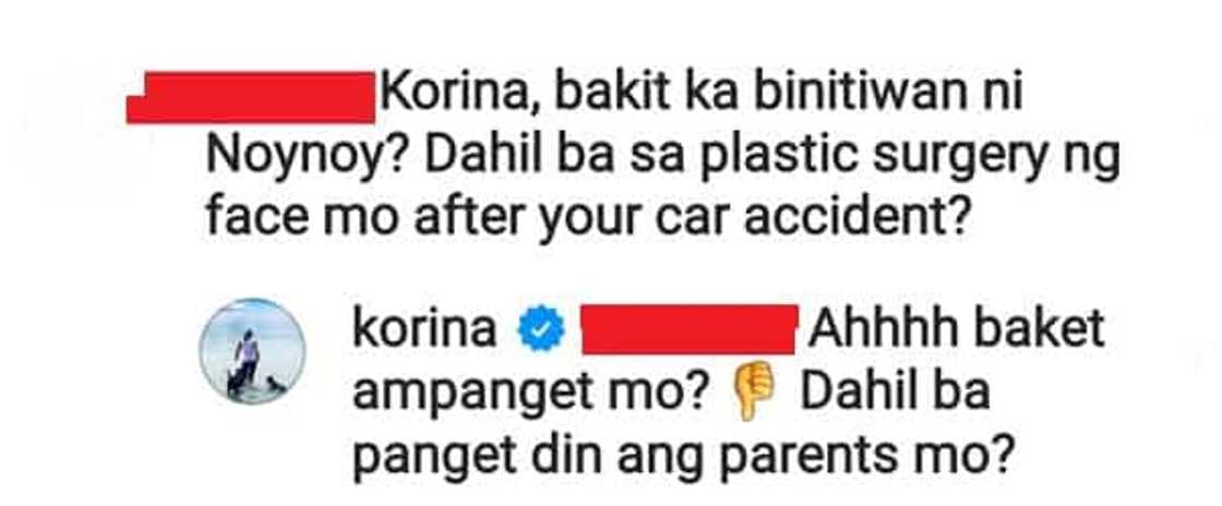 Korina Sanchez slams netizen who accused her of undergoing plastic surgery Korina Sanchez slams netizen who accused her of undergoing plastic surgery