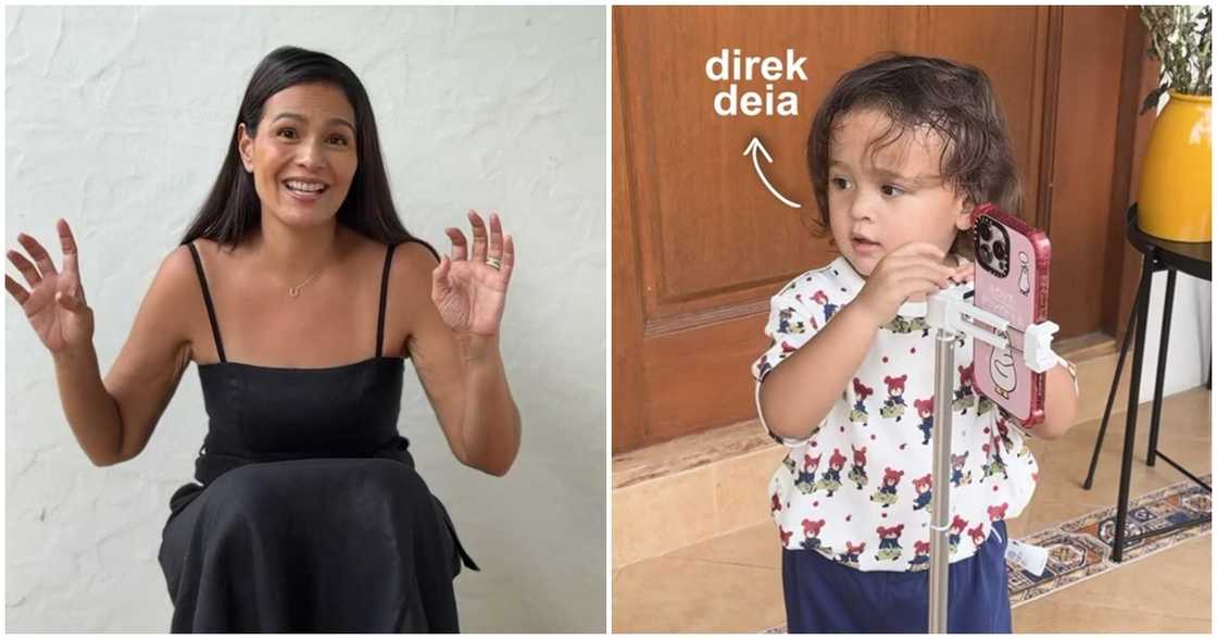 Iza Calzado delights celebrities and fans after sharing a video of "Direk Deia" online
