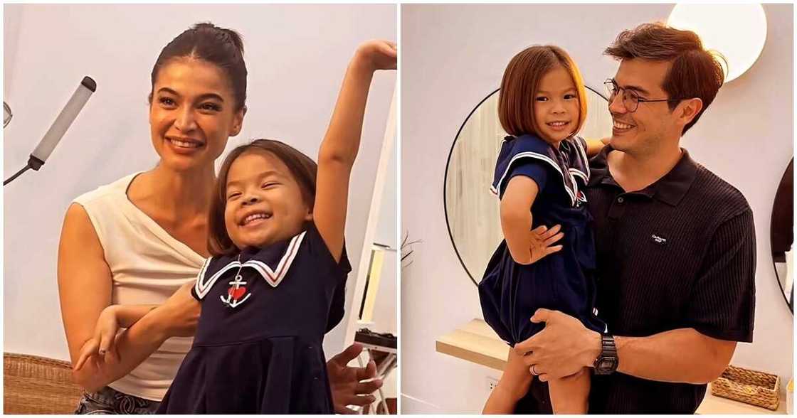Dahlia Amélie rocks new hairstyle; Anne Curtis and Erwan Heussaff happily reacts Dahlia Amélie rocks new hairstyle; Anne Curtis and Erwan Heussaff happily reacts