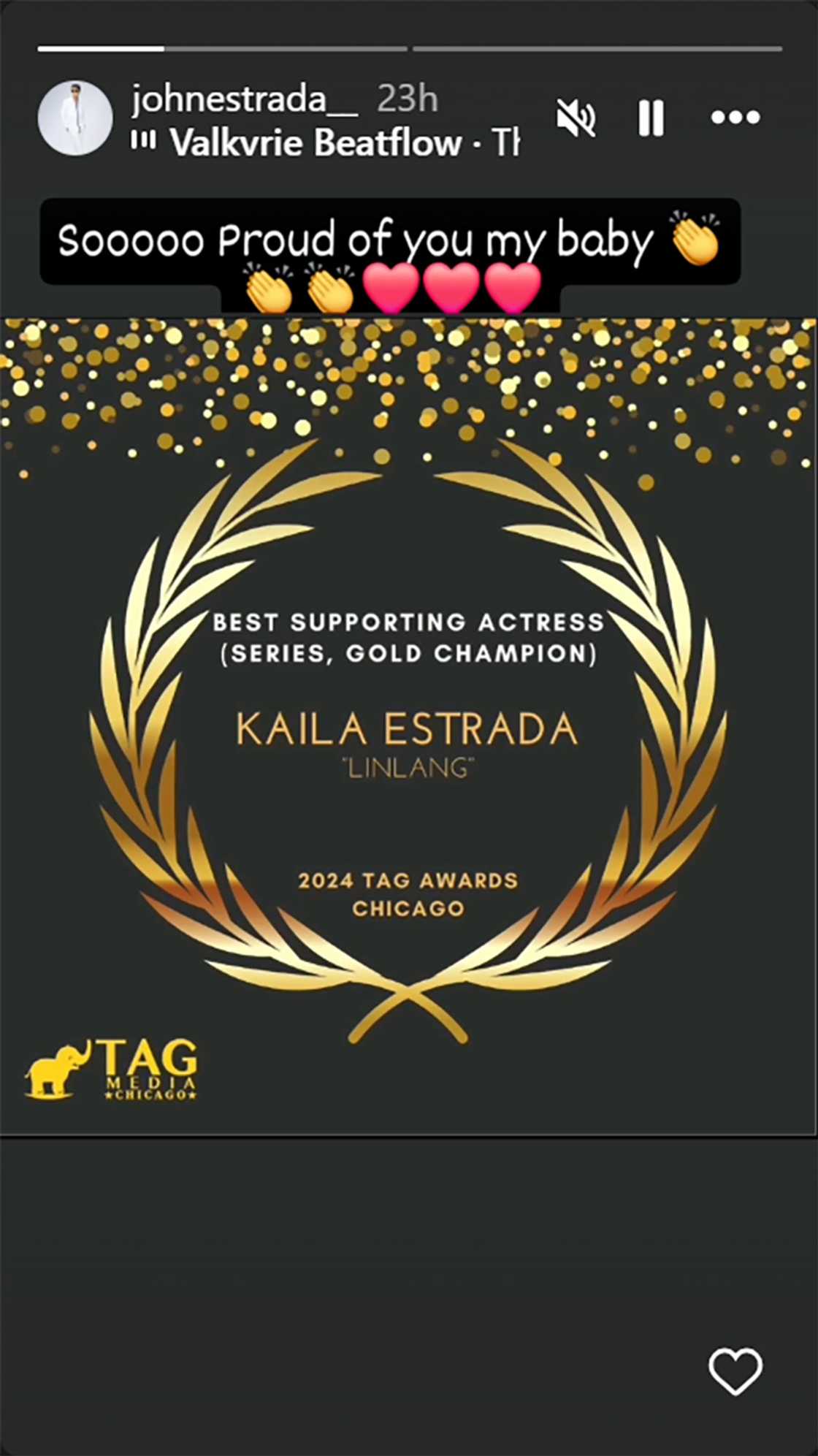 John Estrada, sobrang proud sa award na natanggap ng anak na si Kaila Estrada John Estrada, sobrang proud sa award na natanggap ng anak na si Kaila Estrada