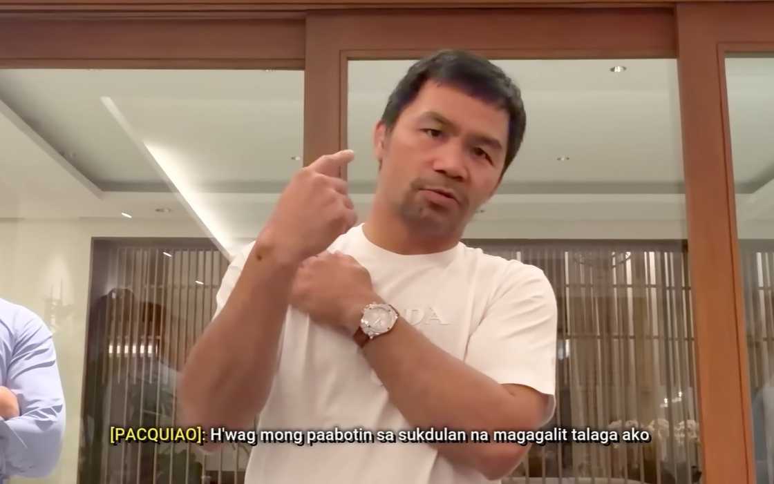 Manny Pacquiao issues stern warning to internet personality over insults against Mommy D Manny Pacquiao issues stern warning to internet personality over insults against Mommy D