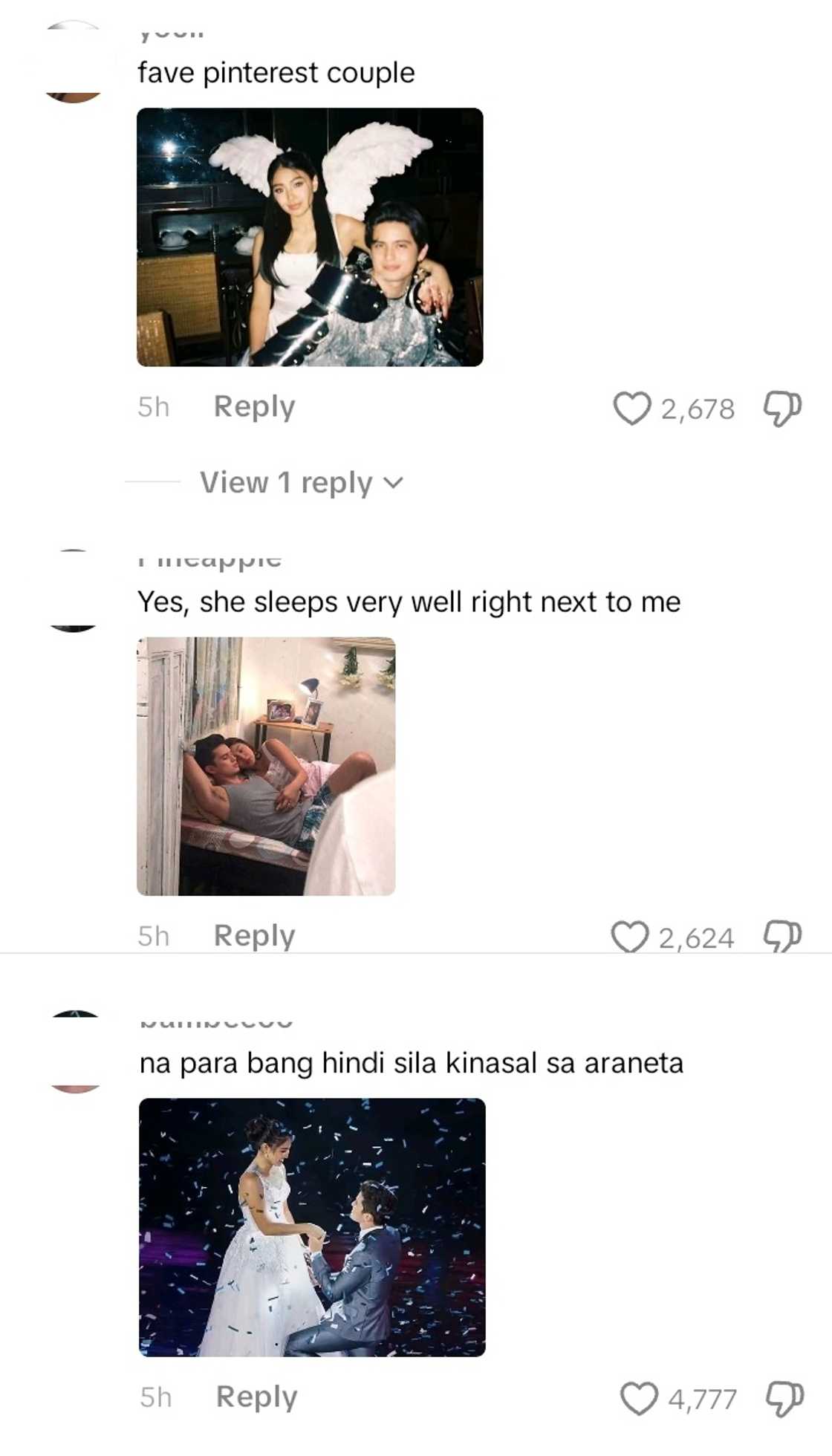James Reid reacts as netizens fill his video post with past photos of him, Nadine Lustre James Reid reacts as netizens fill his video post with past photos of him, Nadine Lustre