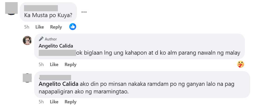 'Peraphy' contestant na si Angelito, sinagot ang mga nangumusta sa kanya: "biglaan yung kahapon"