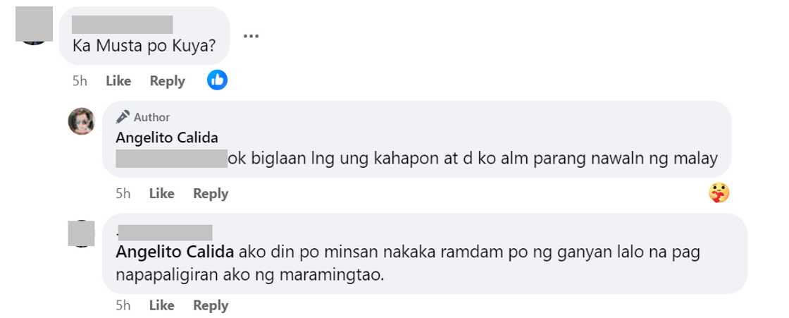 'Peraphy' contestant na si Angelito, sinagot ang mga nangumusta sa kanya: "biglaan yung kahapon" 'Peraphy' contestant na si Angelito, sinagot ang mga nangumusta sa kanya: "biglaan yung kahapon"