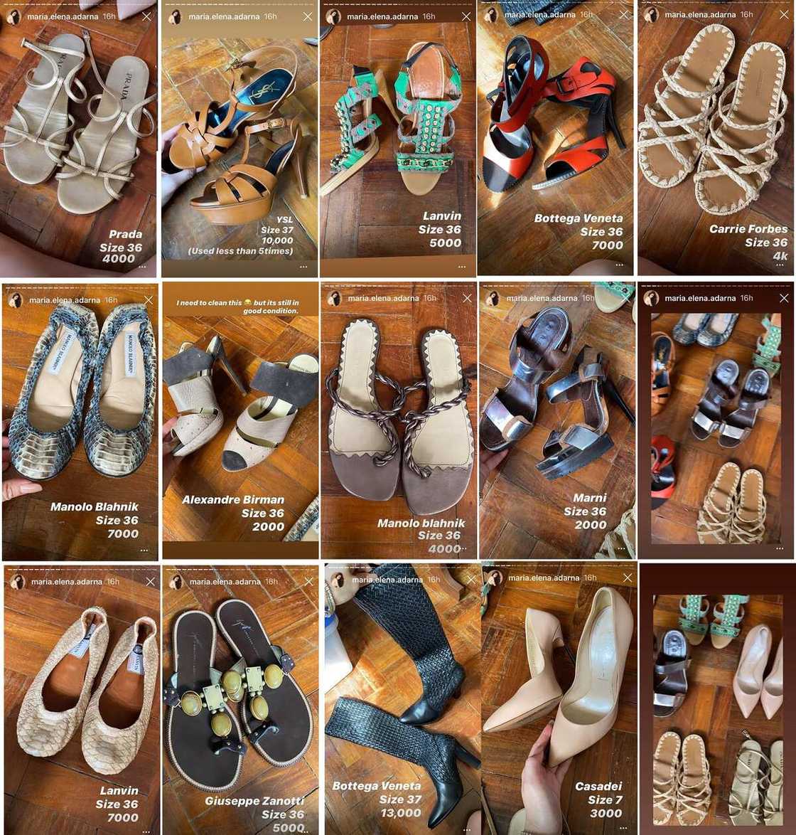 Ellen Adarna is now selling some of her luxurious pre-loved footwear Ellen Adarna is now selling some of her luxurious pre-loved footwear