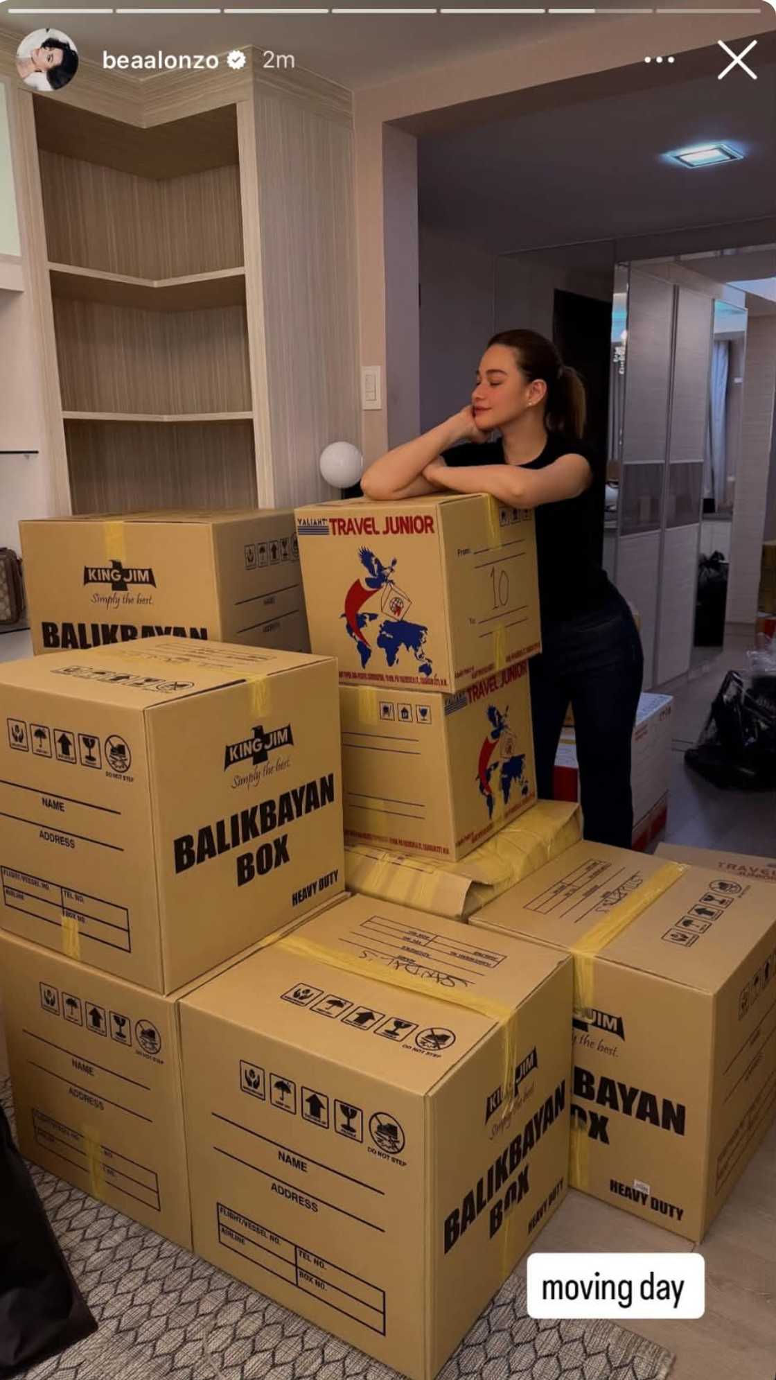 Bea Alonzo Moving day Bea Alonzo Moving day