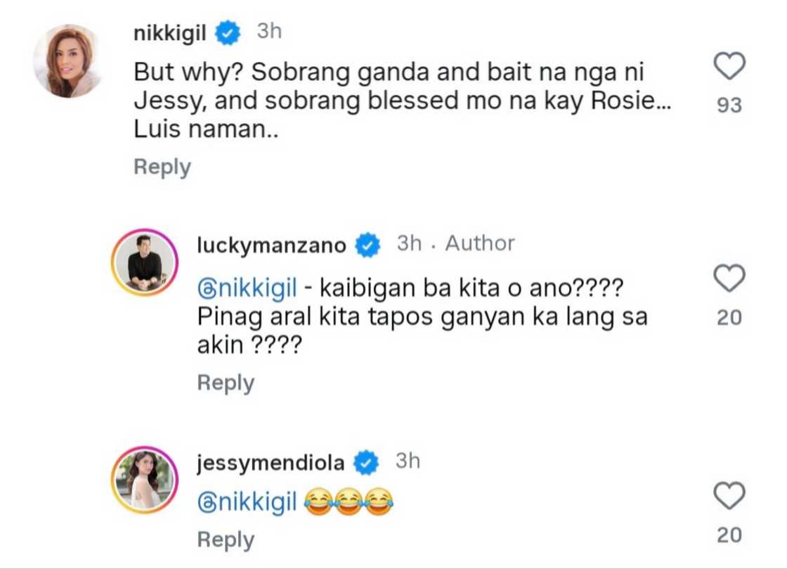 Luis Manzano sa iniwang comment ni Nikki Gil sa 'new family' post niya: "Kaibigan ba kita o ano?" Luis Manzano sa iniwang comment ni Nikki Gil sa 'new family' post niya: "Kaibigan ba kita o ano?"