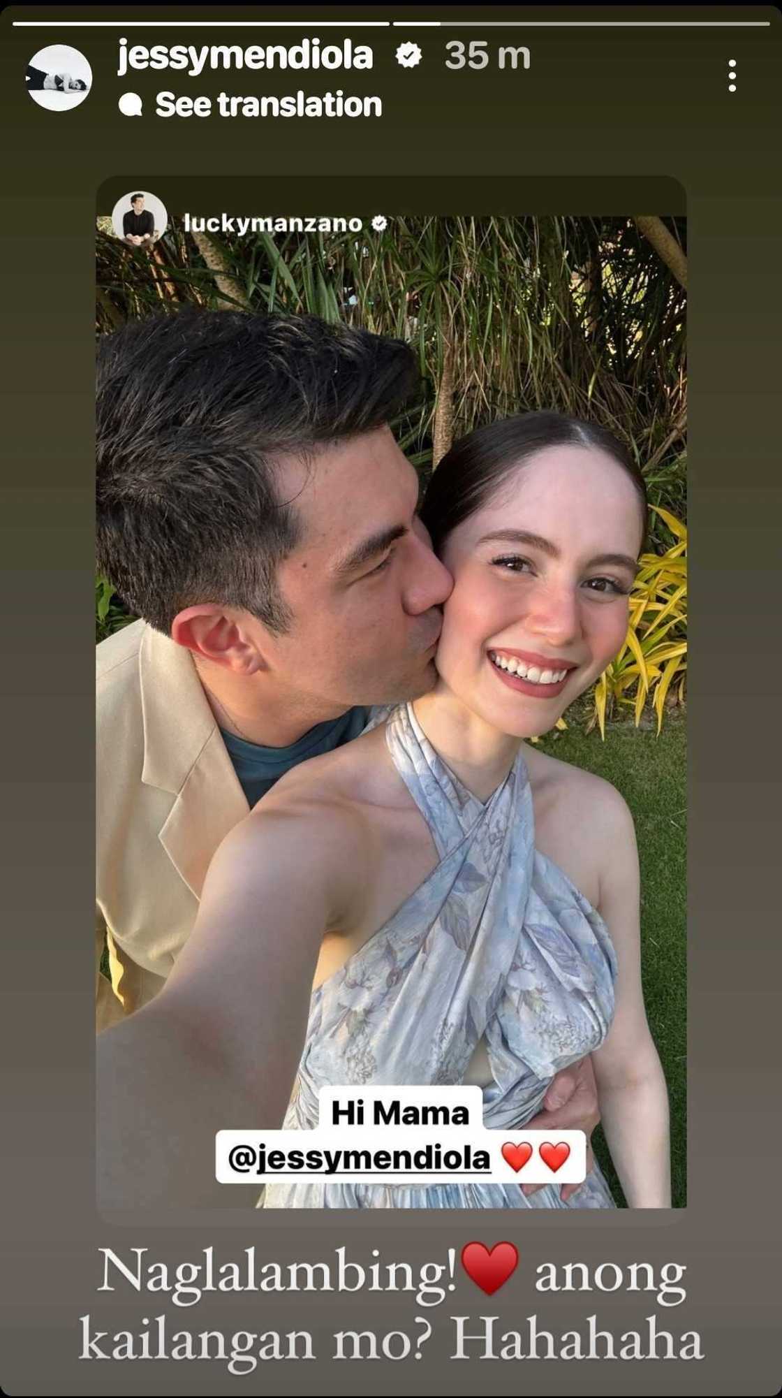 Jessy Mendiola, makulit na nag-react sa paglalambing ni Luis Manzano