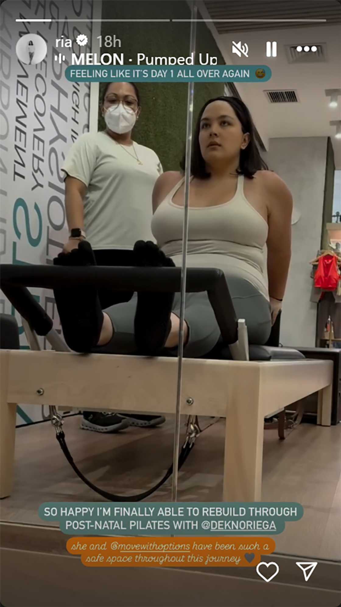 Ria Atayde, muling sumabak sa workout: “Feeling like it's Day 1 all over again” Ria Atayde, muling sumabak sa workout: “Feeling like it's Day 1 all over again”