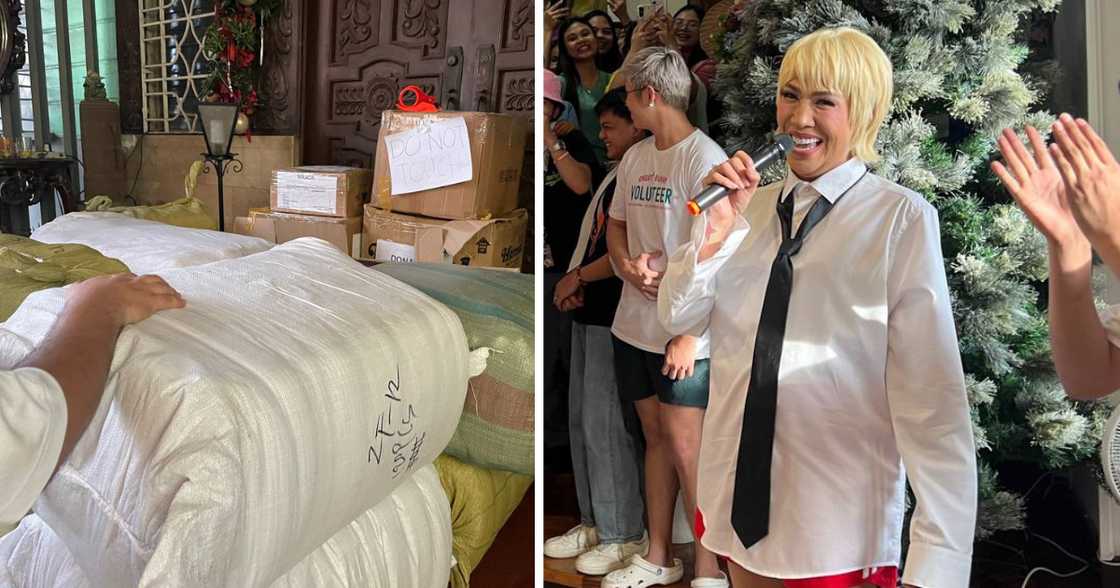 Donations ni Vice Ganda para sa mga nasalanta ng bagyo, ipinasilip ng Angat Buhay