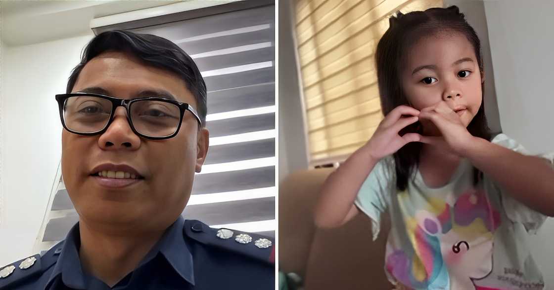 Video call ni P/Col. Malabed at anak na pinost ng asawang si Rio Malabed, umantig sa puso ng marami