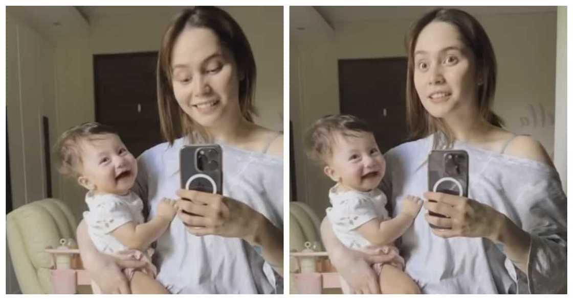 Video ng labis na pagkaaliw ni Baby Rosie kay Jessy Mendiola, viral na Video ng labis na pagkaaliw ni Baby Rosie kay Jessy Mendiola, viral na