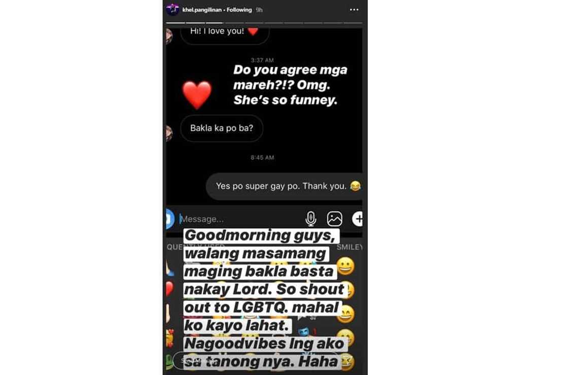 Michael Pangilinan responds to ‘Bakla ka po ba?’ comment of netizen Michael Pangilinan responds to ‘Bakla ka po ba?’ comment of netizen