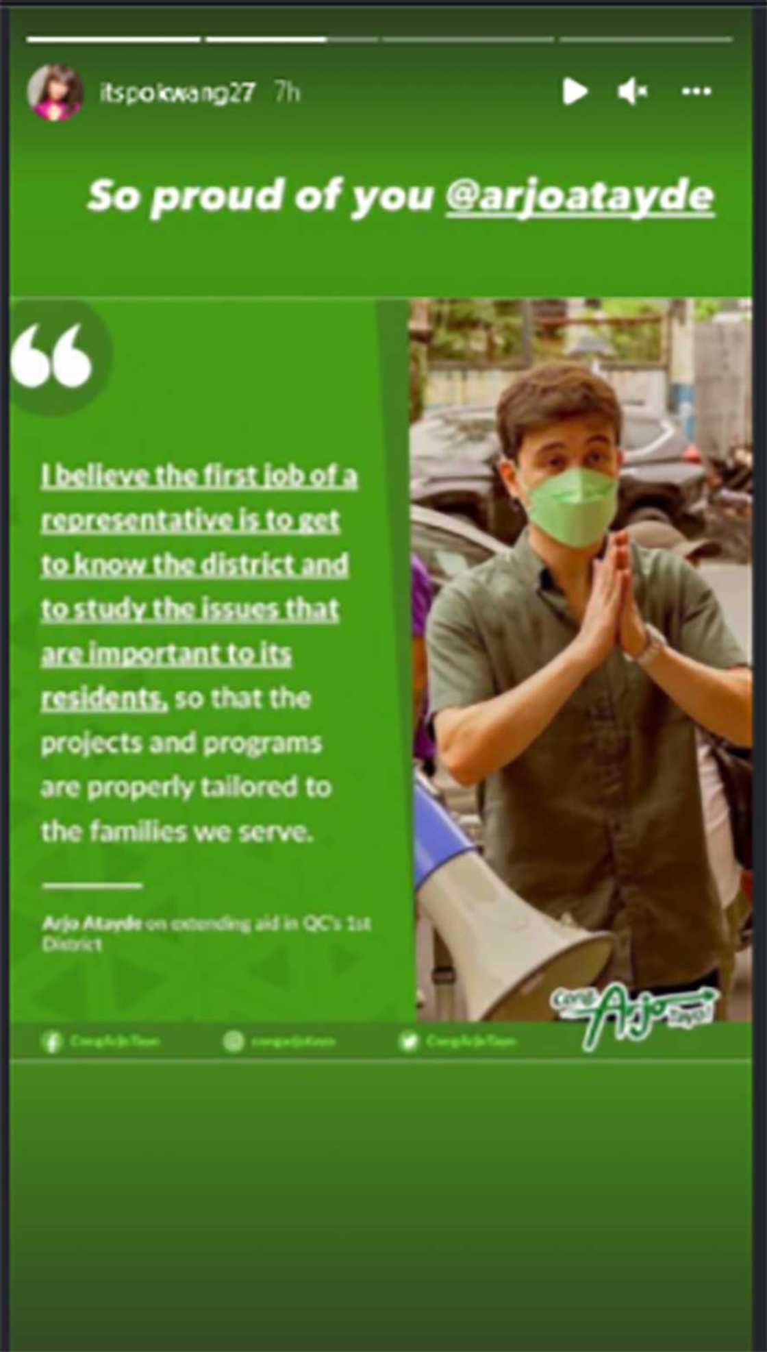 Pokwang, sobrang proud kay Arjo Atayde; pinost ang sinabi ng aktor tungkol sa "first job of a representative" Pokwang, sobrang proud kay Arjo Atayde; pinost ang sinabi ng aktor tungkol sa "first job of a representative"