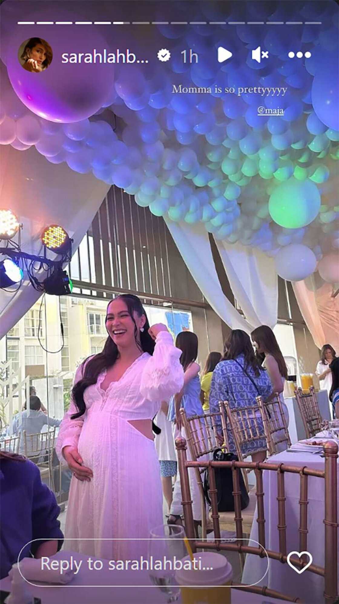 Sarah Lahbati, shinare pic ni Maja Salvador sa “gender reveal” party ng huli: “Momma is so pretty” Sarah Lahbati, shinare pic ni Maja Salvador sa “gender reveal” party ng huli: “Momma is so pretty”