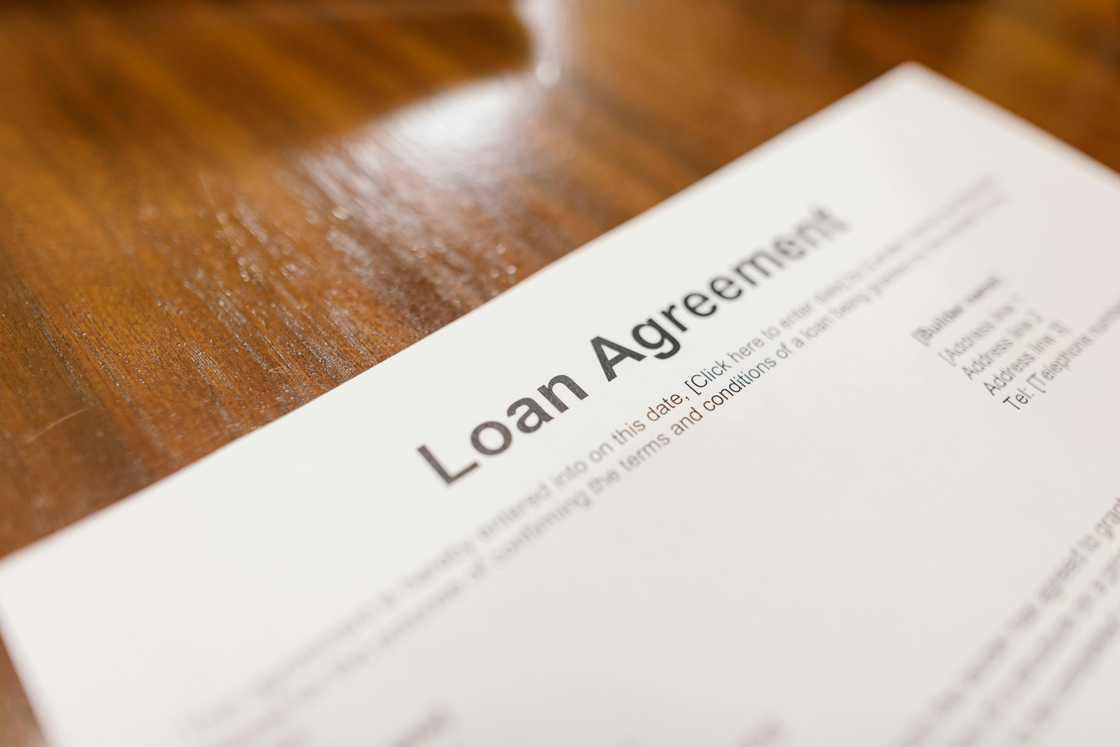 Novels Loan agreement documents.