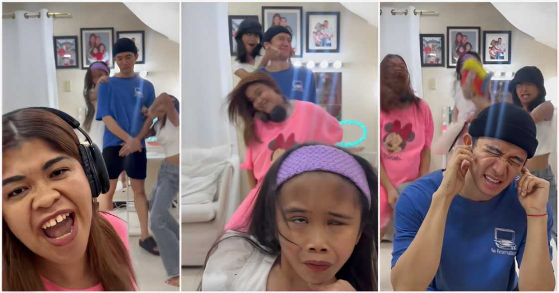 Masayang pamilya nina Melai at Jason Francisco, kinaaliwan sa kanilang version ng 'Lalala' trend