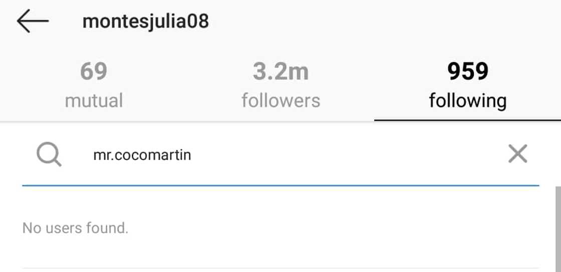 LQ? Coco Martin and Julia Montes unfollows each other on Instagram