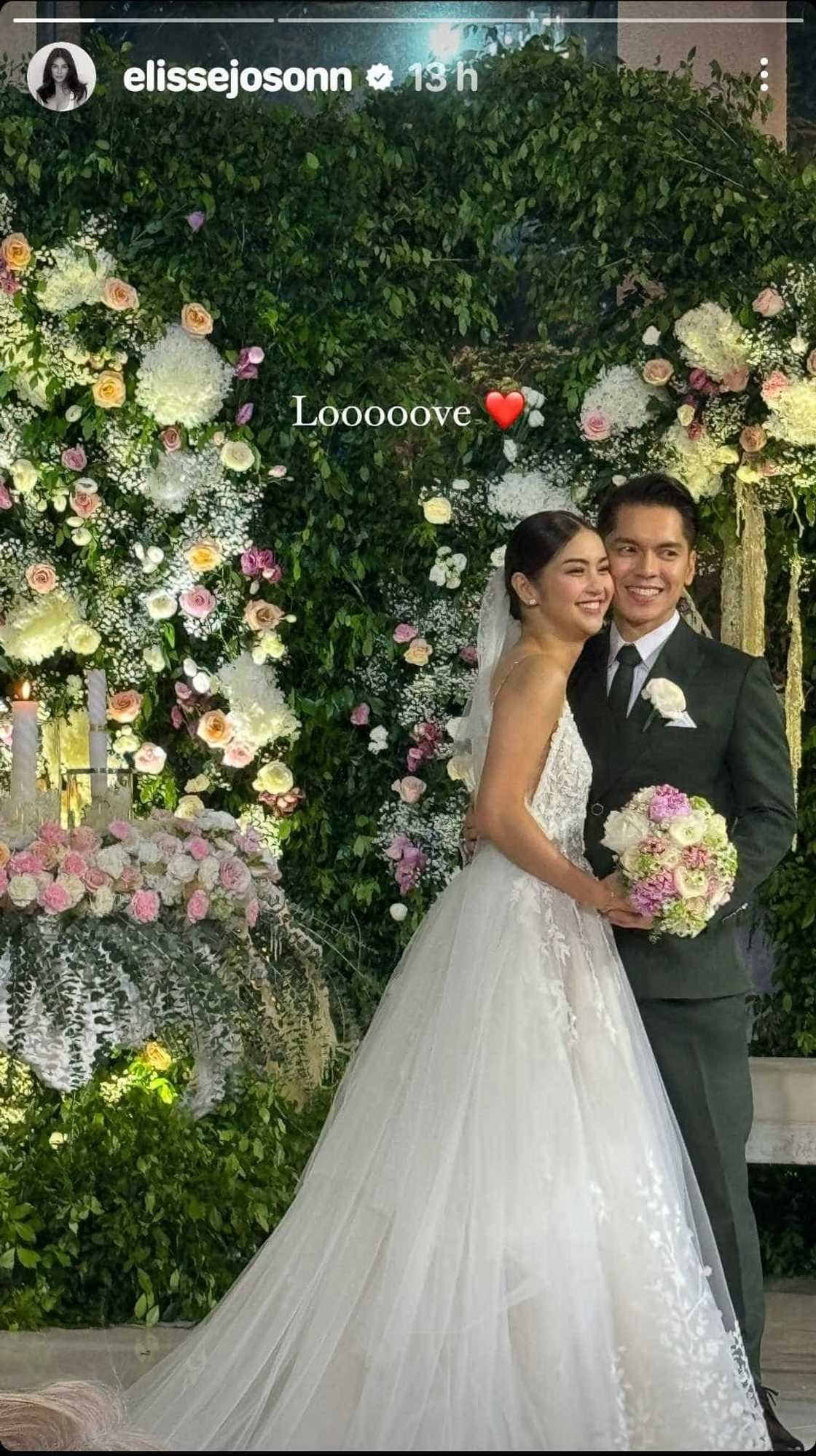 Elisse Joson shares lovely snaps from Carlo Aquino-Charlie Dizon wedding Elisse Joson shares lovely snaps from Carlo Aquino-Charlie Dizon wedding