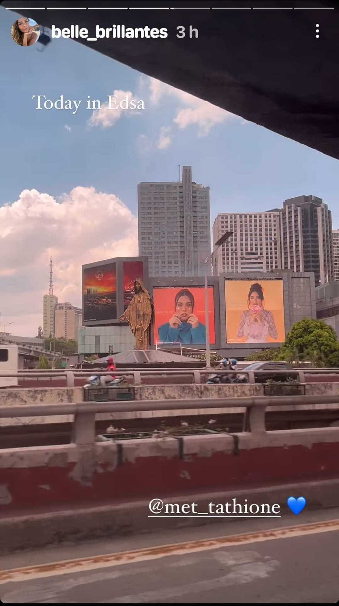 Ina ni Andrea Brillantes, ibinida ang billboards ng aktres sa EDSA: "I'm a proud mom"