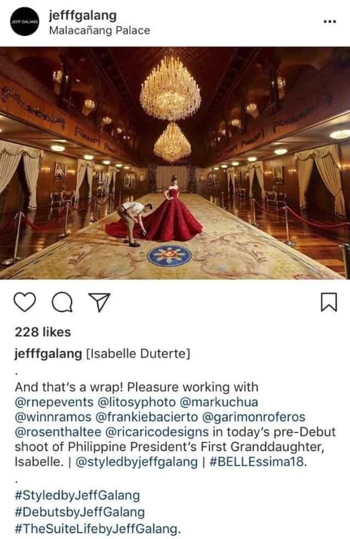Isabelle Duterte's pre-debut gown is similar to Ai-Ai's prenup gown Isabelle Duterte's pre-debut gown is similar to Ai-Ai's prenup gown